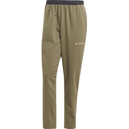 Pantalones adidas TERREX Multi Knit, color oliva, talla XL