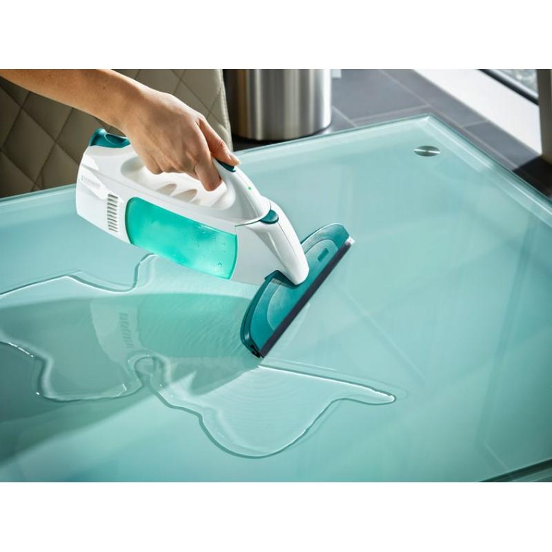 Leifheit 51003 limpiador eléctrico ventana Azul, Blanco