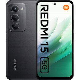 Xiaomi Redmi 15 5G NFC, 4GB RAM 128GB, Dual SIM, 6,90 HD+ 144Hz, 7000 mAh, Mitternachtsschwarz