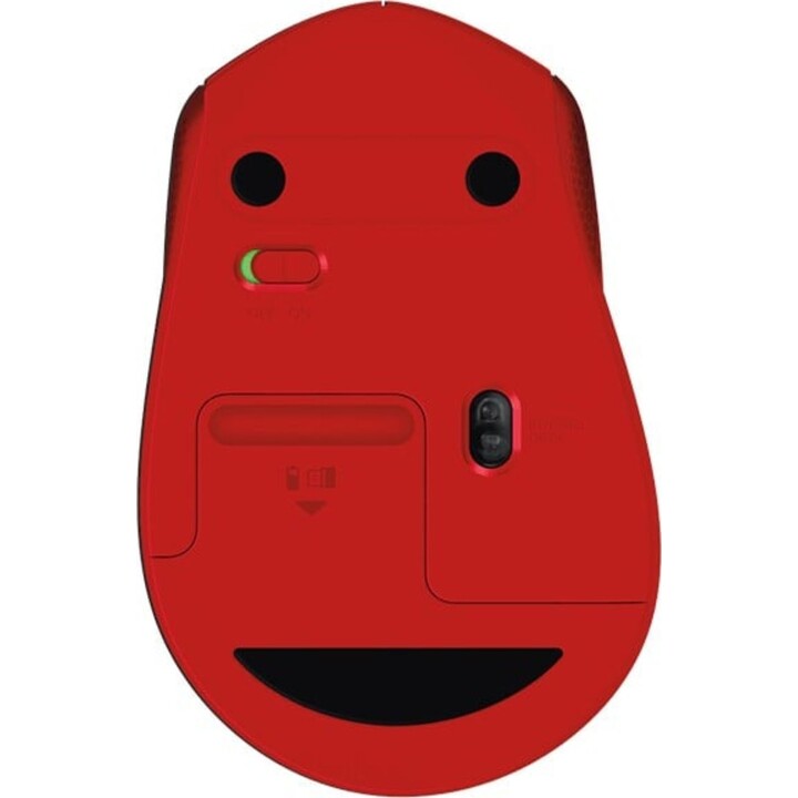 Maus Logitech M330 Silent Plus Red