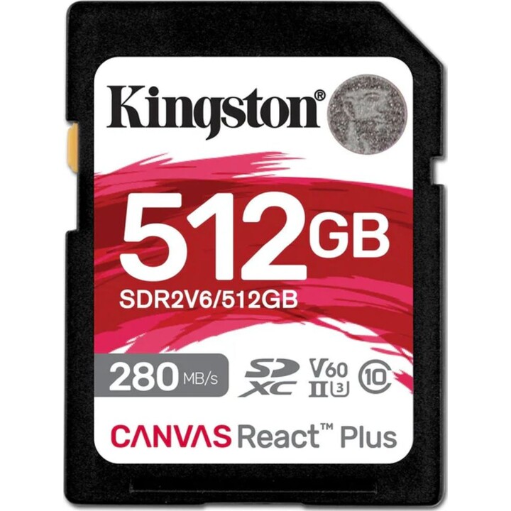 Kingston Technology Canvas React Plus 512 Gb Sdxc Uhs-ii Class 10