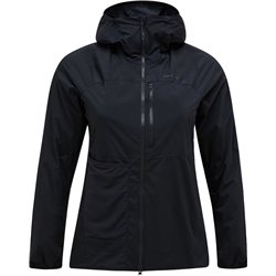 Chaqueta Peak Performance Vislight Alpha para mujer (negra)