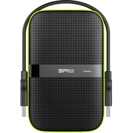 Silicon Power Armor A60 disque dur externe 4000 Go Noir, Vert