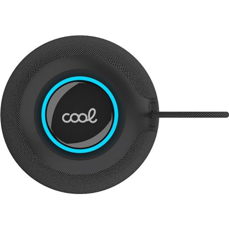 Altavoz Bluetooth Universal Música 6W COOL Cord TWS Negro