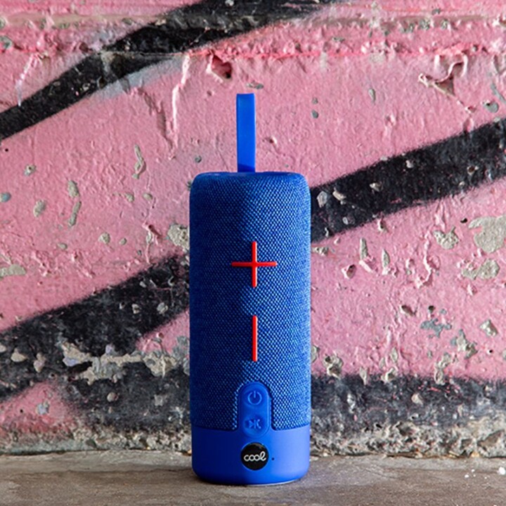 COOL BLUETOOTH MUSIC SPEAKER 10W BASS AZUL