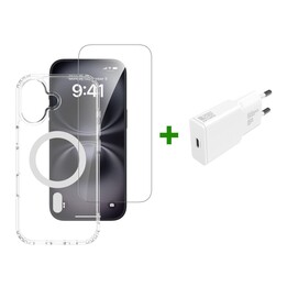 4smarts 3in1 Premium Starter Set per Apple iPhone 17 compatibile con MagSafe