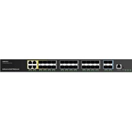 Grandstream GWN 7831 24x SFP, 4x SFP+, combo 4x GbE, switch gerenciado L3 | Site | Switches de agregação L3