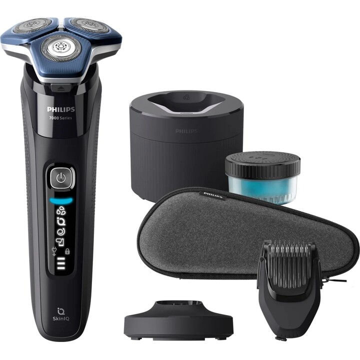 Philips SHAVER Series 7000 S7886/58 Máquina de afeitar de rotación Recortadora Negro