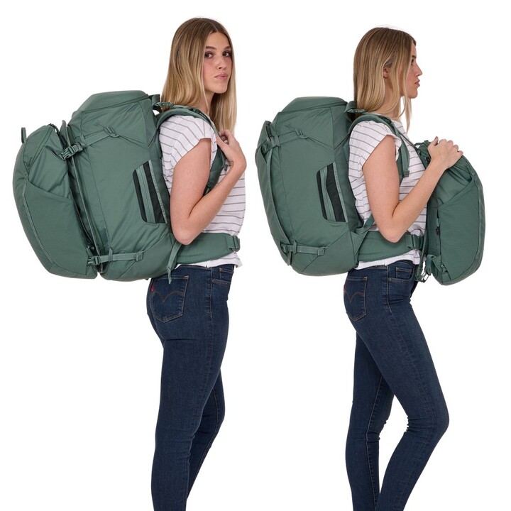 Thule TLPF260 Hazy Green Backpack Travel Backpack Green Polyester
