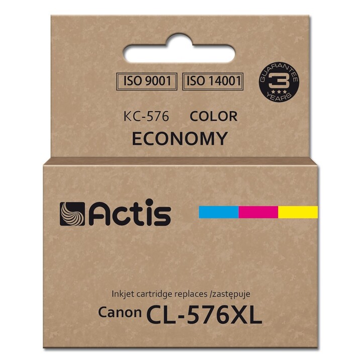 Actis KC-576 cartucho de tinta 1 pieza(s) Compatible Rendimiento estándar Azul, Rojo, Amarillo