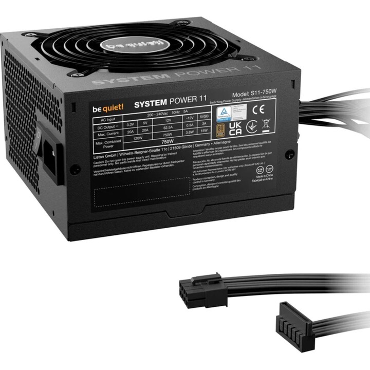 be quiet! System Power 11 750W fonte de alimentação ATX preta