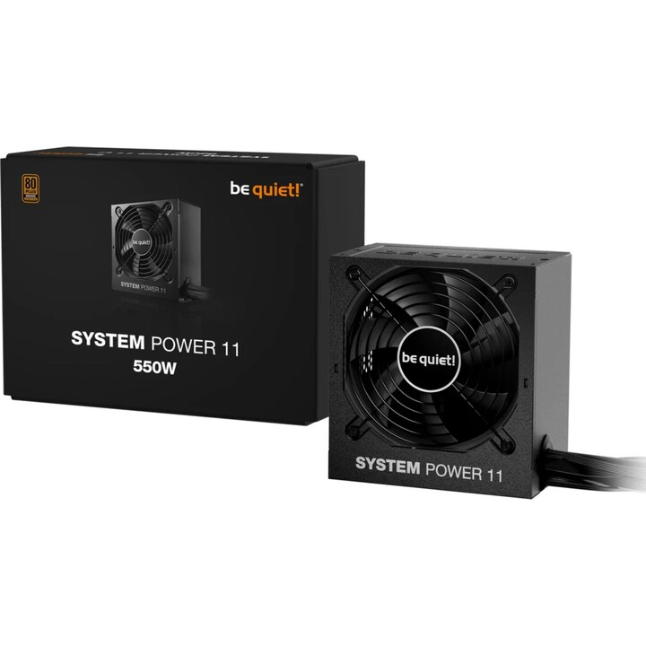 be quiet! System Power 11 550W fuente de alimentación ATX 3.1 negro