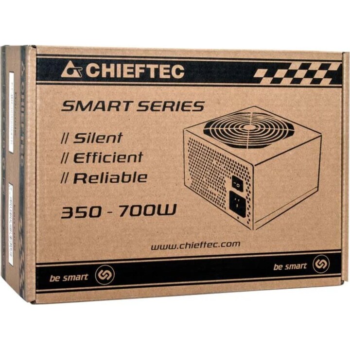 Fuente de alimentación Chieftec Gps-400a8, 400 W, 20+4 Pin Atx Atx Negro
