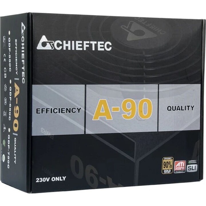 Fuente de Alimentación Chieftec Gdp-750c 750 W 20+4 Pin Atx Ps/2 Negro