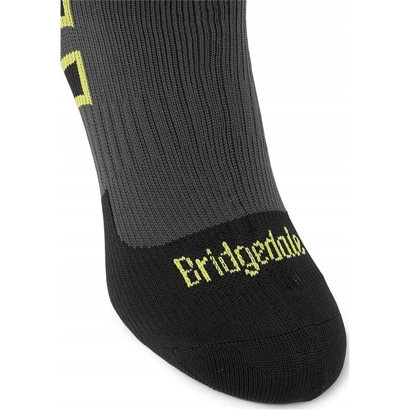 Chaussettes imperméables Bridgedale Stormsock Lt Boot - Gris/Vert citron