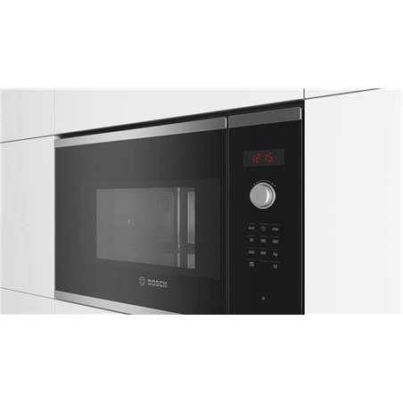 Bosch Microondas de empotrar 25L, 900W 59.4 cm, BFL 553 MS 0