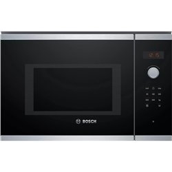 Bosch Microondas de empotrar 25L, 900W 59.4 cm, BFL 553 MS 0