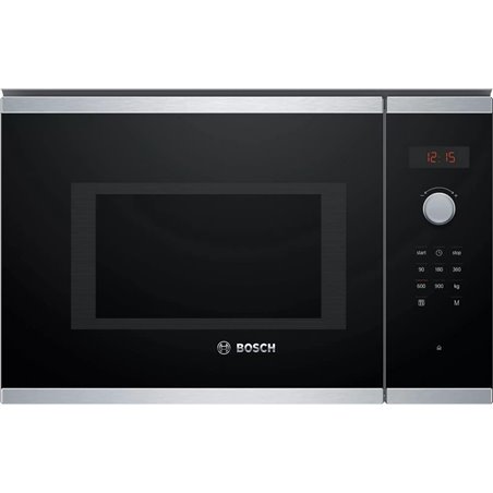 Bosch Microondas de empotrar 25L, 900W 59.4 cm, BFL 553 MS 0