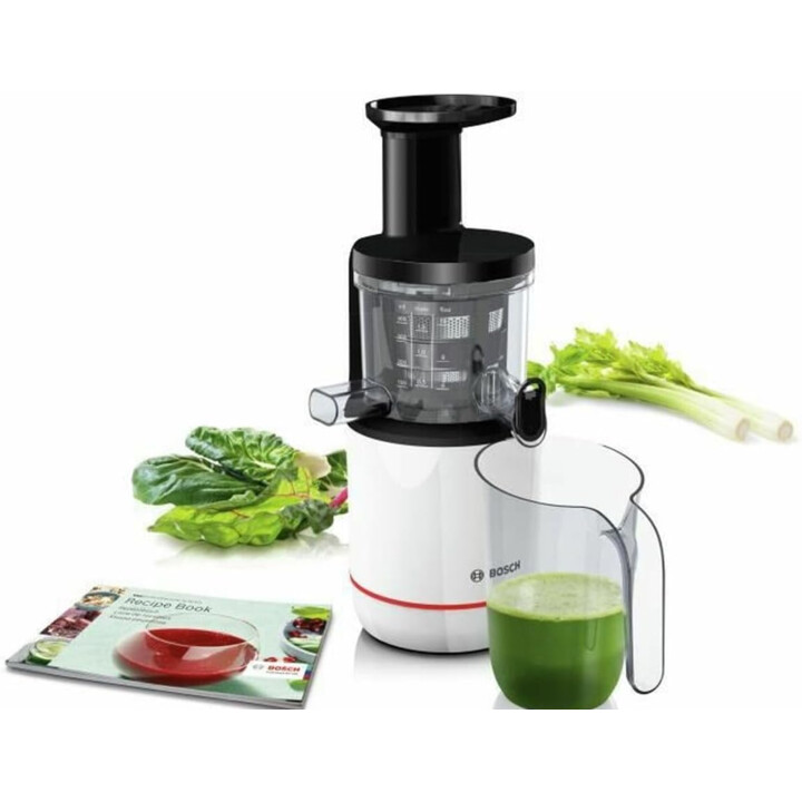 Espremedor Bosch MESM500W Espremedor lento Preto, Branco 150 W
