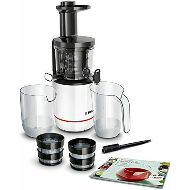 Bosch MESM500W presse-agrumes Centrifugeuse lente Noir, Blanc 150 W