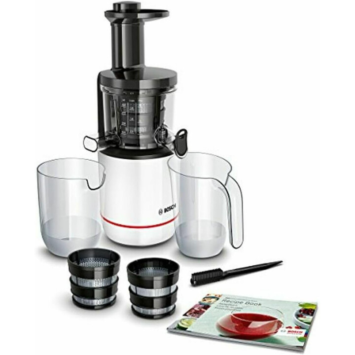 Espremedor Bosch MESM500W Espremedor lento Preto, Branco 150 W