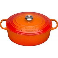 Plat à rôtir Le Creuset 40cm, couleur volcan