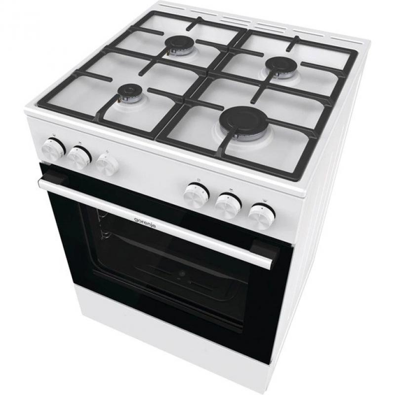 Gorenje GG6A10WFFM Cocina independiente de gas, color blanco