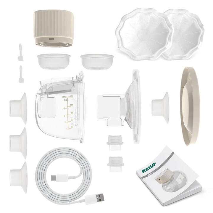 Extractor de leche electrónico VENTO trifásico e inalámbrico