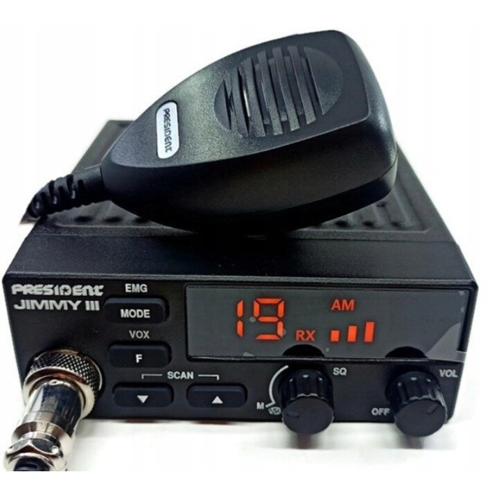 President Jimmy III AM/FM CB-Funk Schwarz