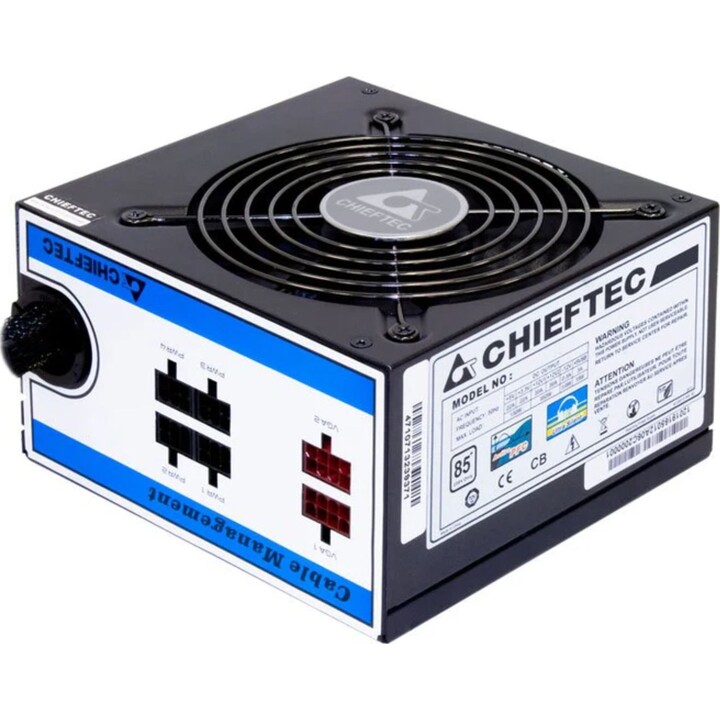Fonte de alimentação Chieftec CTG-550C 550 W 20+4 pinos ATX ATX Preto
