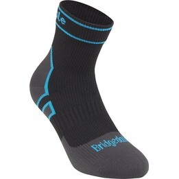 Bridgedale Stormsock Mid Ankle Waterproof Socks - Black/Blue