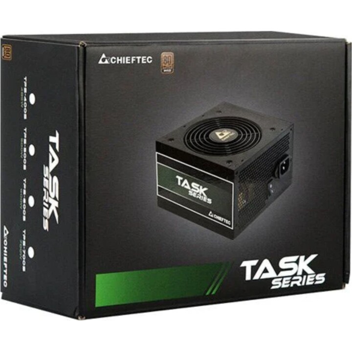 Fonte de alimentação Chieftec Task TPS-700S 700 W 20+4 pinos ATX ATX Preto