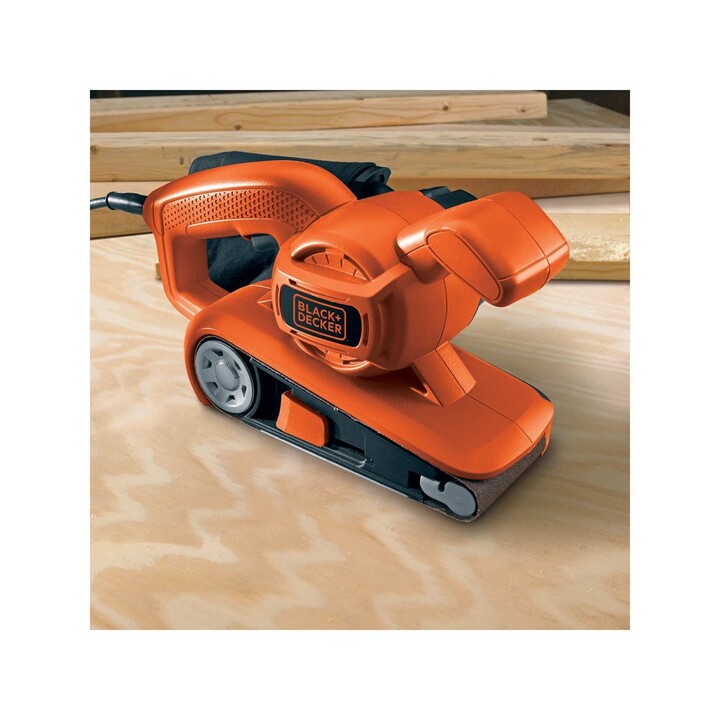Black & Decker KA86-QS Tragbares Schleifgerät Bandschleifmaschine Orange