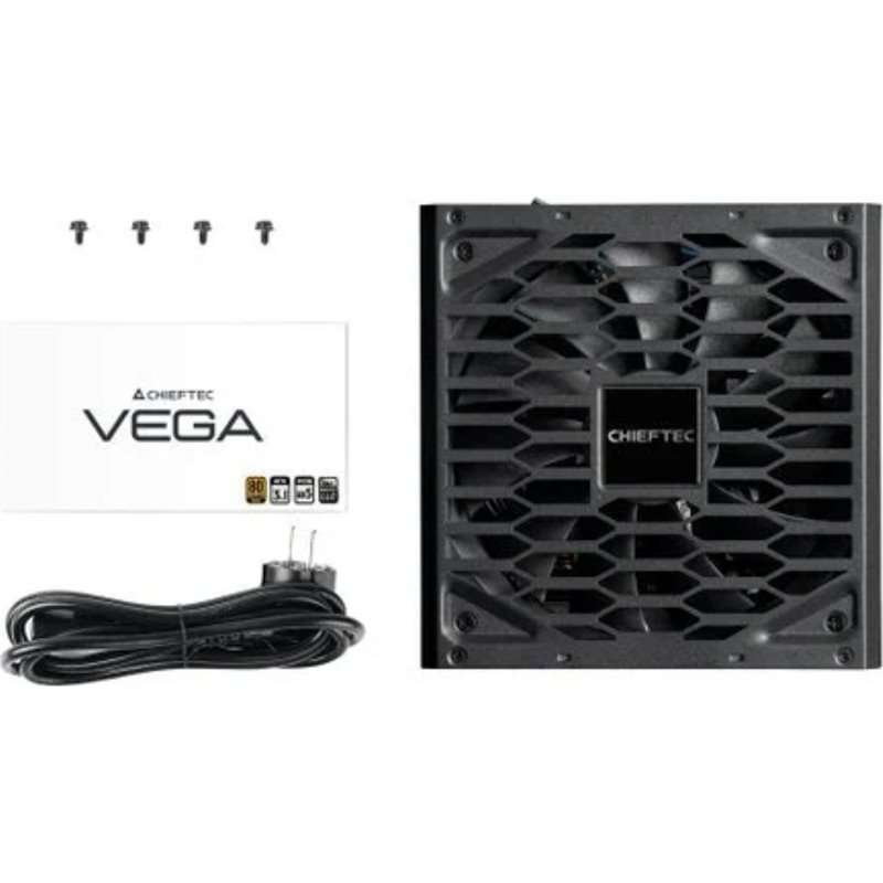 Chieftec Vega PPG-850-S Watt unidad de fuente de alimentación 850 W 20+4 pin ATX ATX Negro