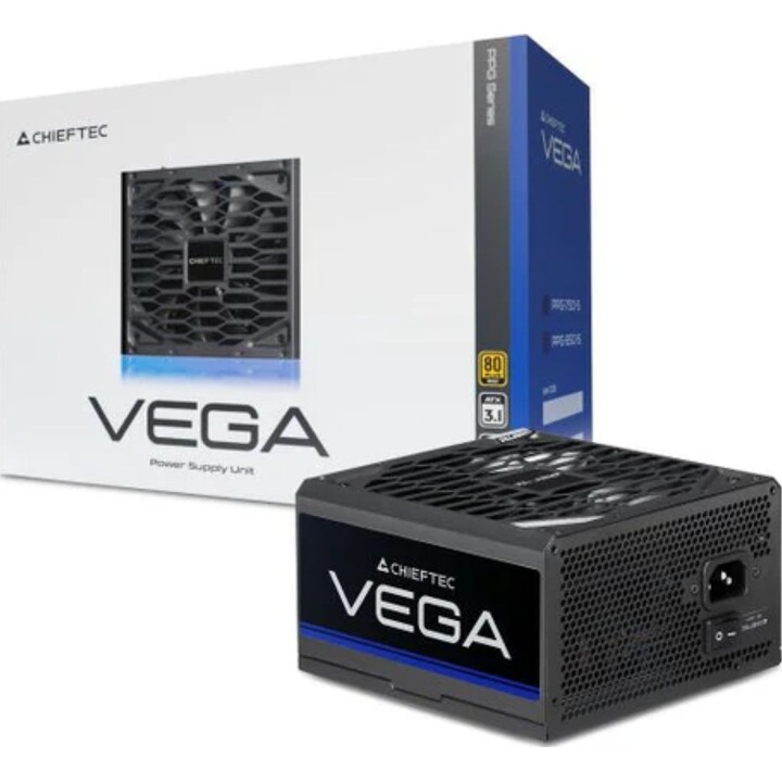 Chieftec Vega PPG-850-S Watt unidad de fuente de alimentación 850 W 20+4 pin ATX ATX Negro