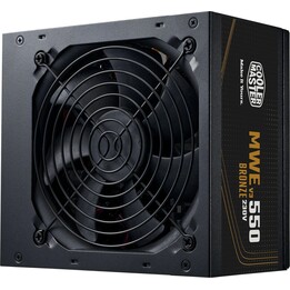 Fuente de alimentación Cooler Master MWE Bronze 550 V3 230V, 550 W 24-pin ATX ATX Negro