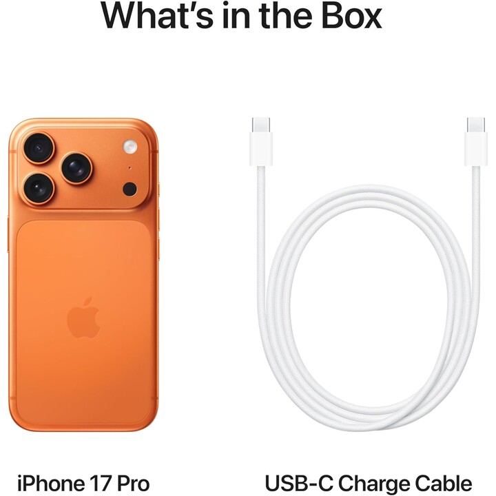Apple iPhone 17 Pro 512GB, telefono cellulare 5G con Apple Intelligence, Controllo della fotocamera, A19 Pro Chip, Cosmic Orange