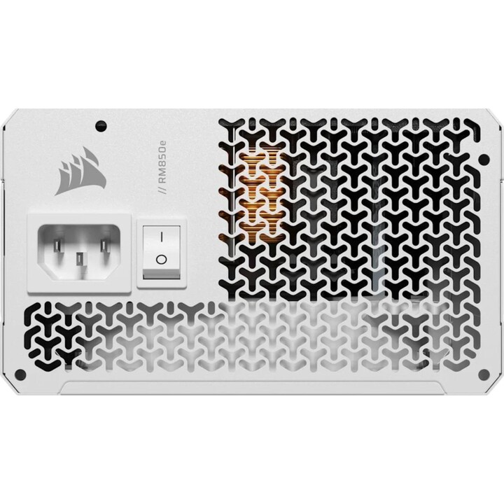 Source de nourriture. Processeur ATX 3.0 modulaire Corsair RM850E (2025) 80+ Gold 850 W Blanc CP-9020293-eu