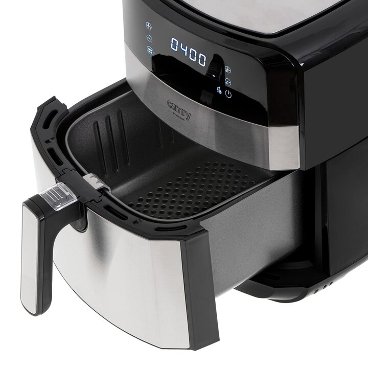 Camry Premium CR 6311 Deep Fryer Single 5 L Freestanding 2500 W Hot Air Fryer Black, Stainless Steel