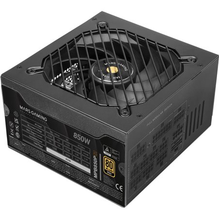 Mars Gaming 850W Modular ATX 3.1 80+ Gold 140mm Silent Black Power Supply