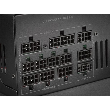 Mars Gaming 850W Modular ATX 3.1 80+ Gold 140mm Silent Black Power Supply