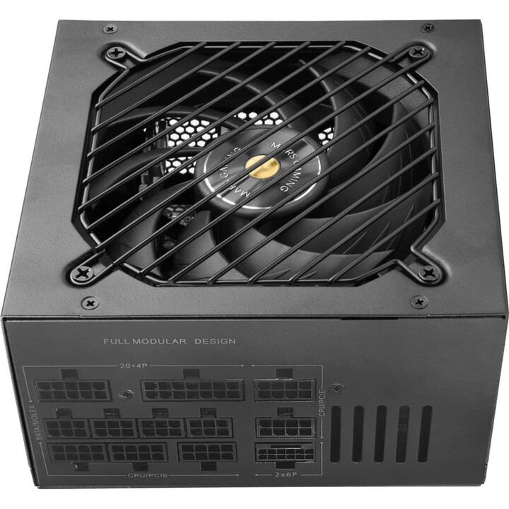 Mars Gaming 850W Modular ATX 3.1 80+ Gold 140mm Silent Black Power Supply