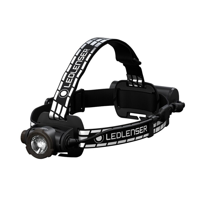 Torcia elettrica Ledlenser H7R Signature con fascia nera