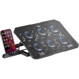 Soporte Refrigerante Mars Gaming Mnbc23 Para Portátiles Hasta 16" Iluminación Led