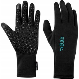 Luvas para mulher Rab Contact Grip - preto L
