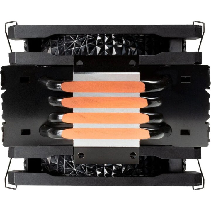 Ventilateur de processeur Abysm AB832407 Snow IV Argb 120 mm, noir