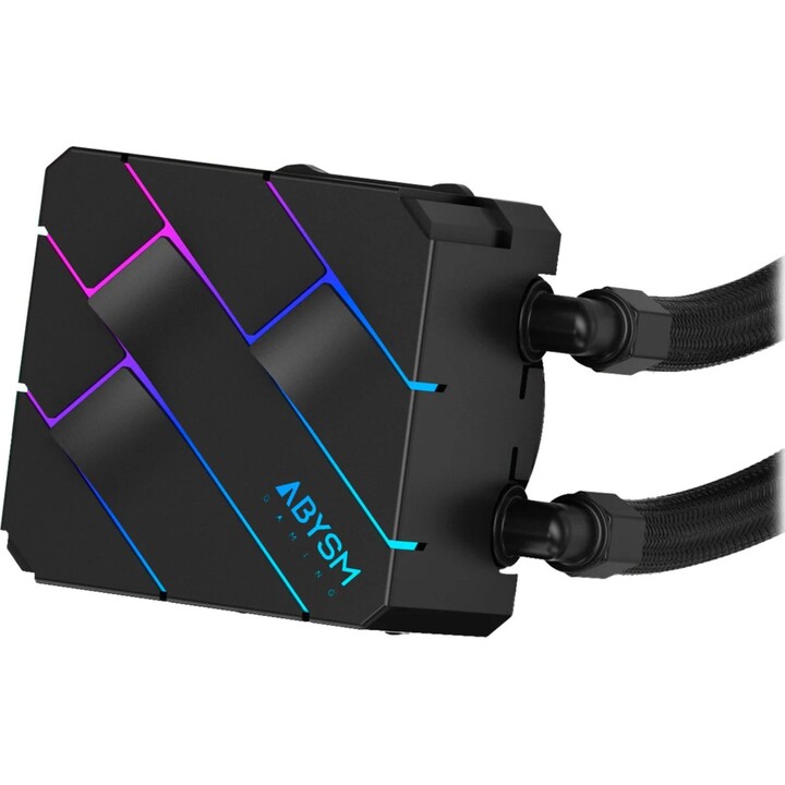 Sistema di raffreddamento a liquido Abysm Oceanic Tide 360 Nero ARGB Tripla Ventola Intel AMD