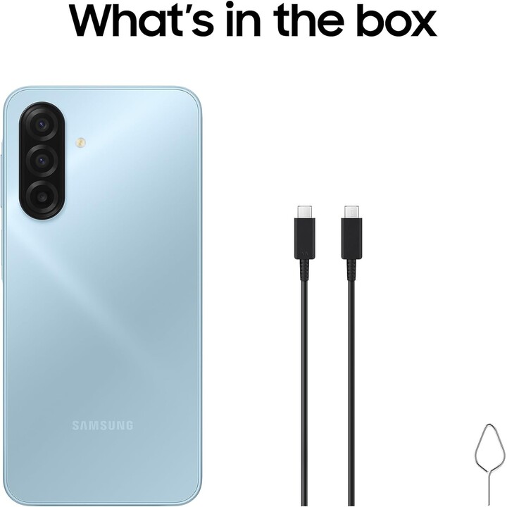 Samsung Galaxy A17 4G, 4GB RAM 128GB, AI -Smartphone, schlanker 7,5 -mm -Rahmen, 50 MP Kamera, 5000mah, hellblau