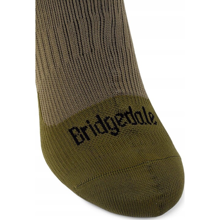 Bridgedale Stormsock Mid Boot Waterproof Socks - Khaki/Olive