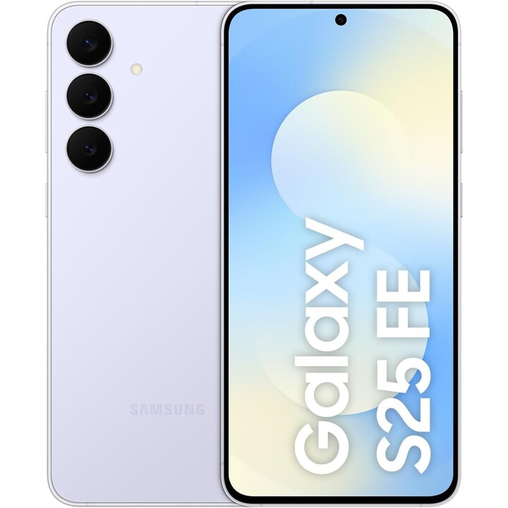 Samsung Galaxy S25 FE, 8GB RAM 128GB, with Galaxy AI, 6.7 Inch FHD Display, 50MP, 4900mAh, Icy Blue